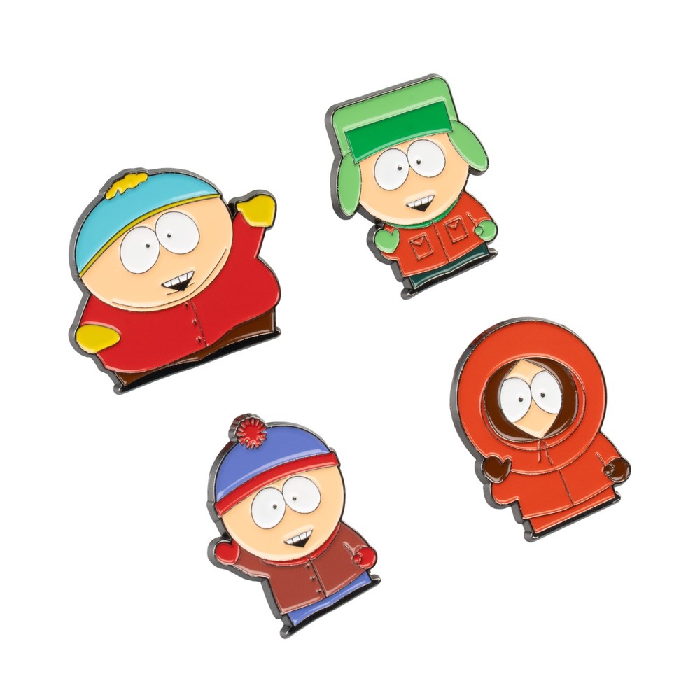Grupo Erik South Park - Set Of 4 Button pin - Mehrfarben